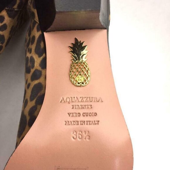 AQUAZZURA Saint Honore Jaguar Suede Bootie… - Picture 9 of 13